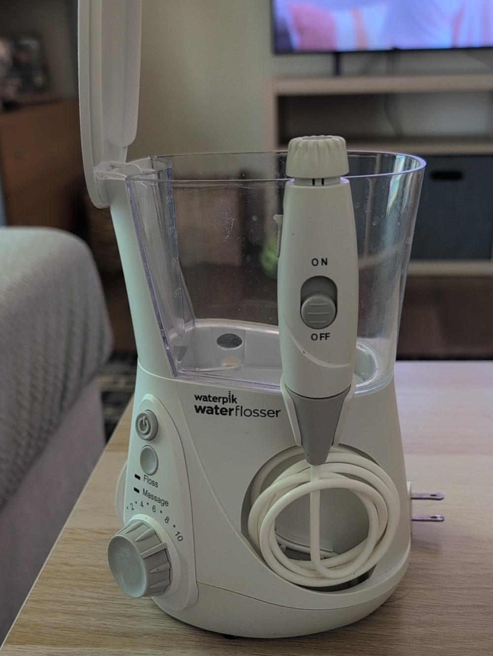 Waterpik Water Flosser – White Oral Irrigation Device